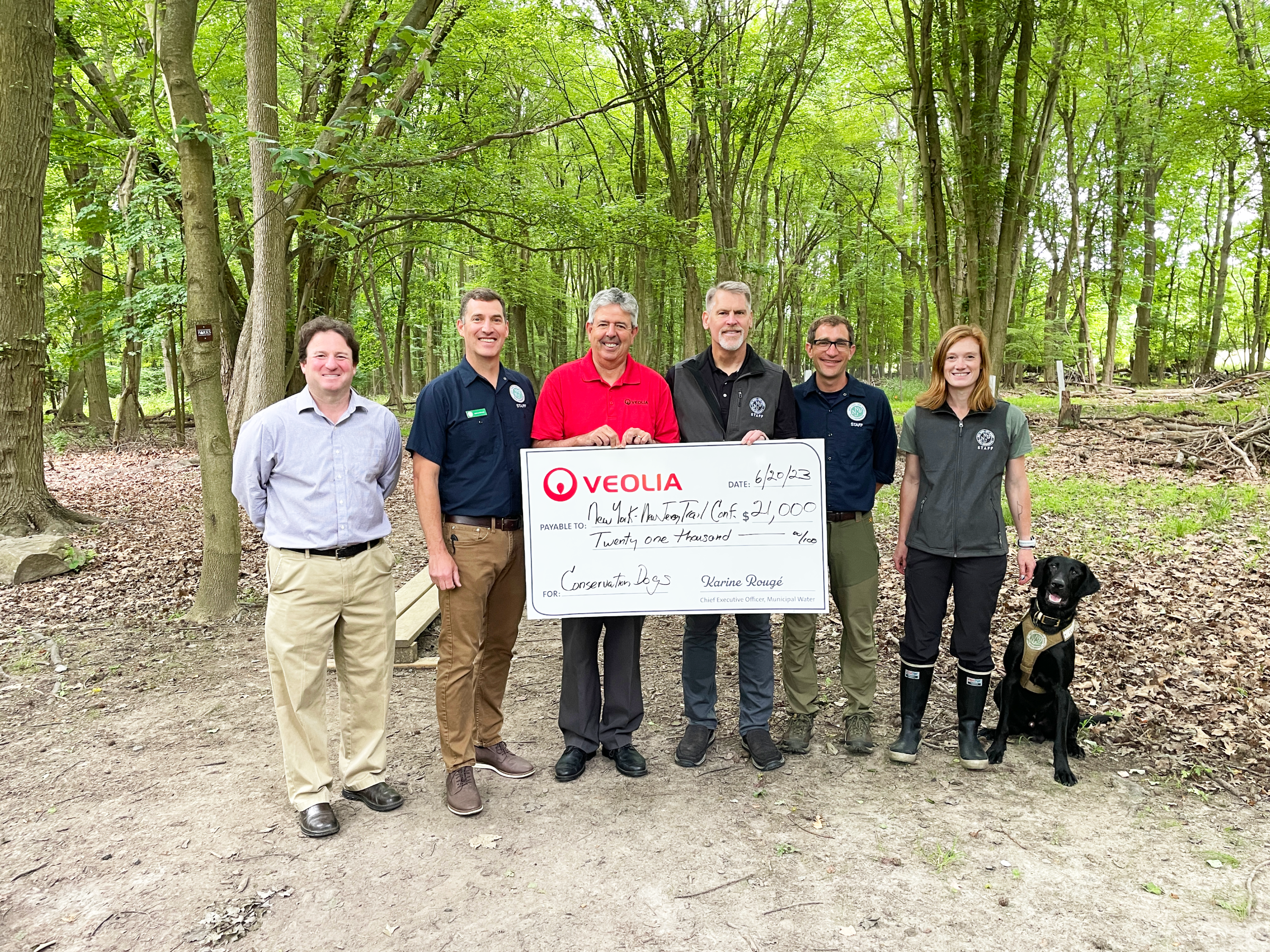 Check presentation from Veolia for Conservation Dogs Program